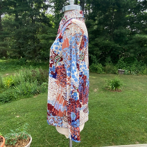 Retro Button Down, Large Collar, Vintage Look By Ship n' Shore - 18 - Picture 3 of 14